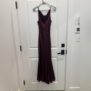 strapless open back dress GANNI 
